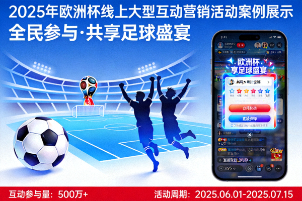 2025年欧洲杯线上大型互动营销活动案例展示
